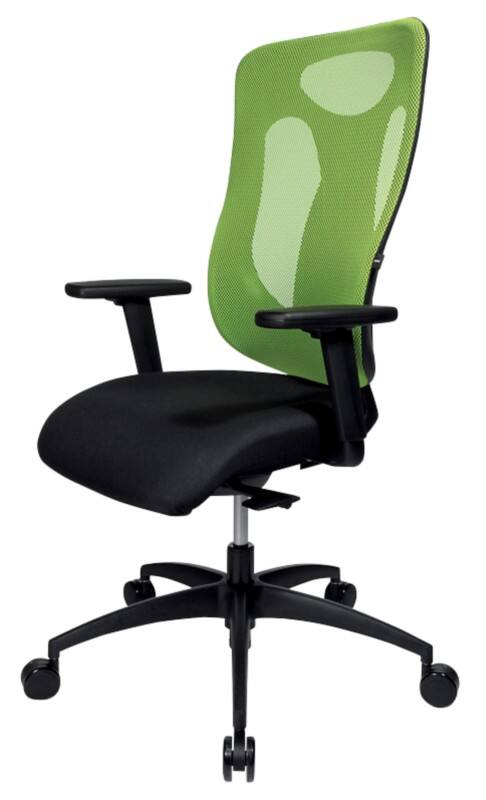 TOPSTAR Ergonomischer Bürostuhl Net Pro 110 Schwarz, Grün
