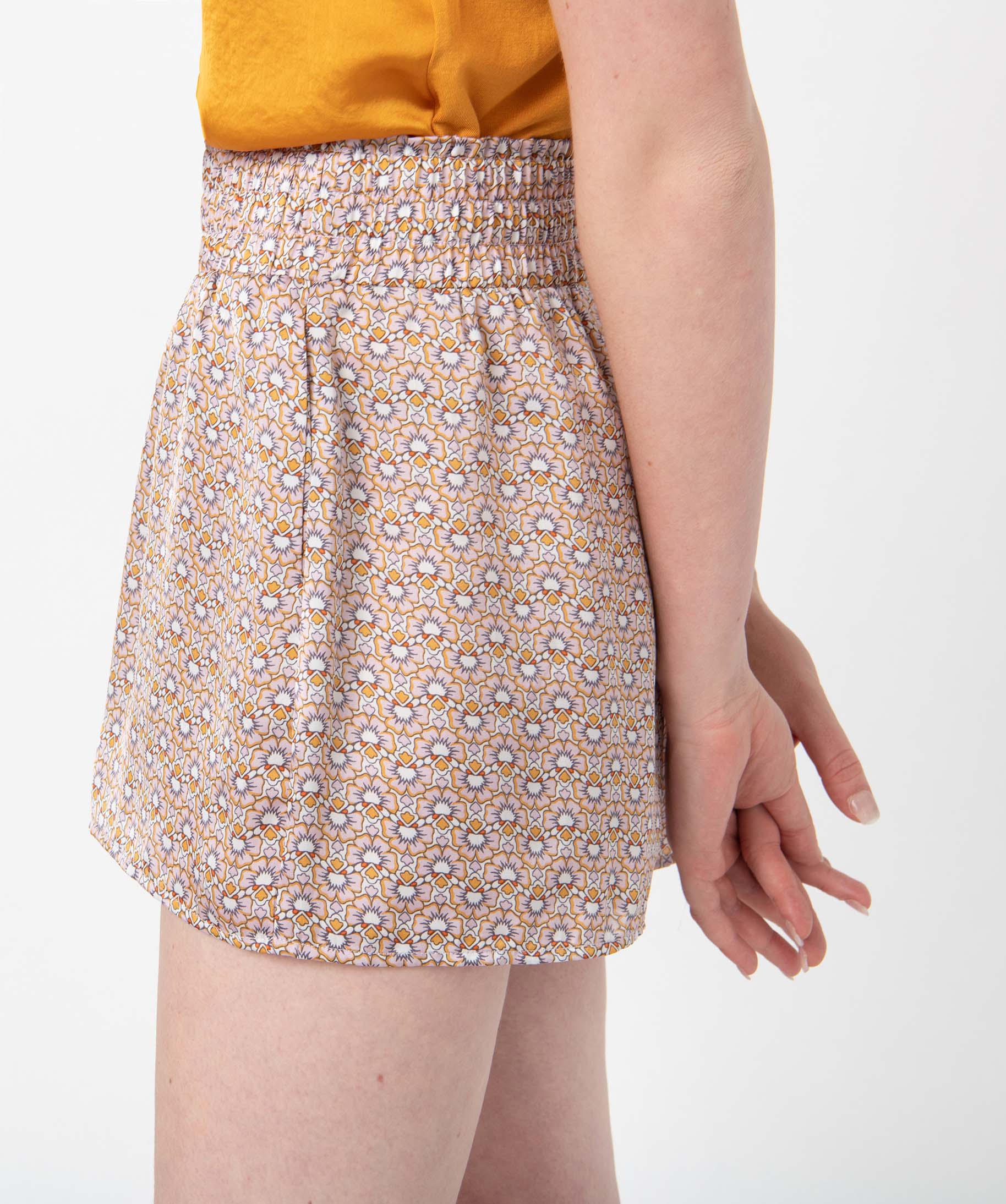 Bas de pyjama femme forme short à motifs fleuris imprime | GEMO