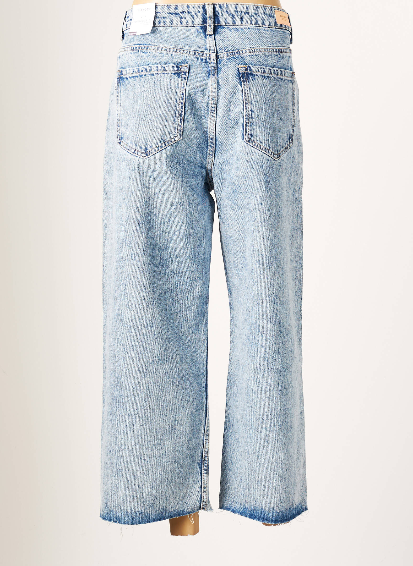 Tiffosi Jeans Coupe Large Femme couleur bleu