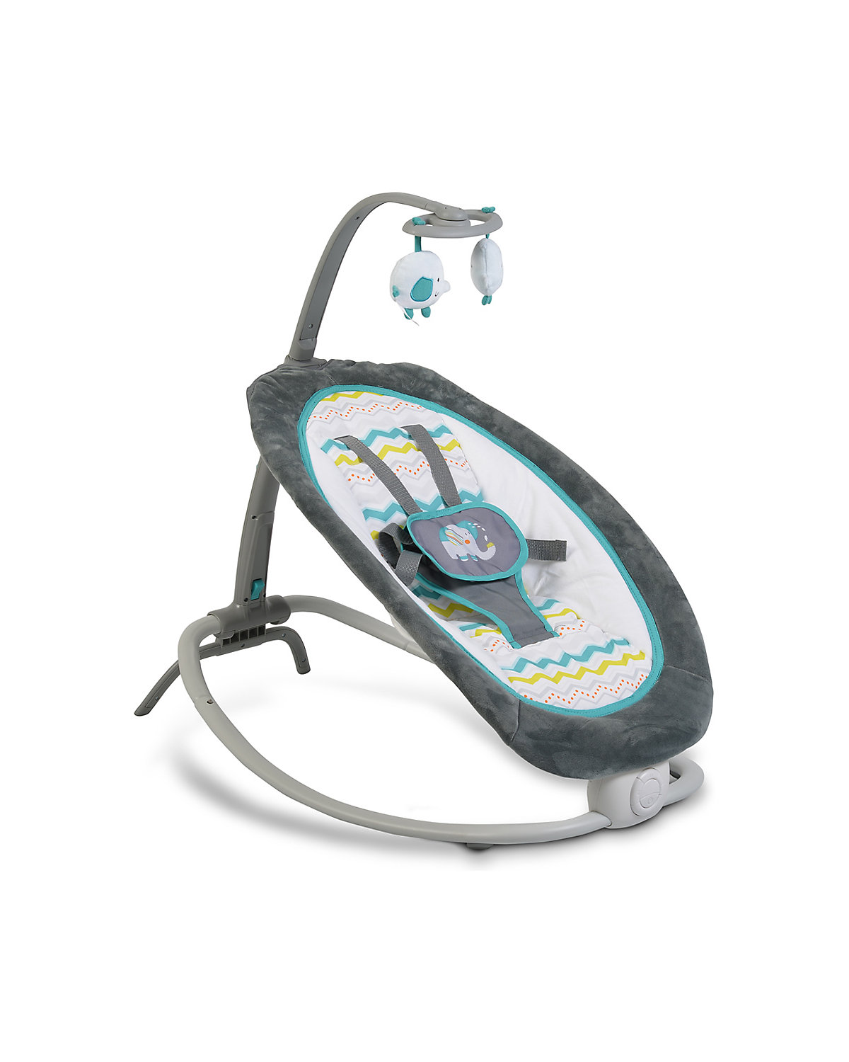 Babywippe Remy Schwingfunktion, Sitzhöhe verstellbar, Vibration, Musik Babywippen