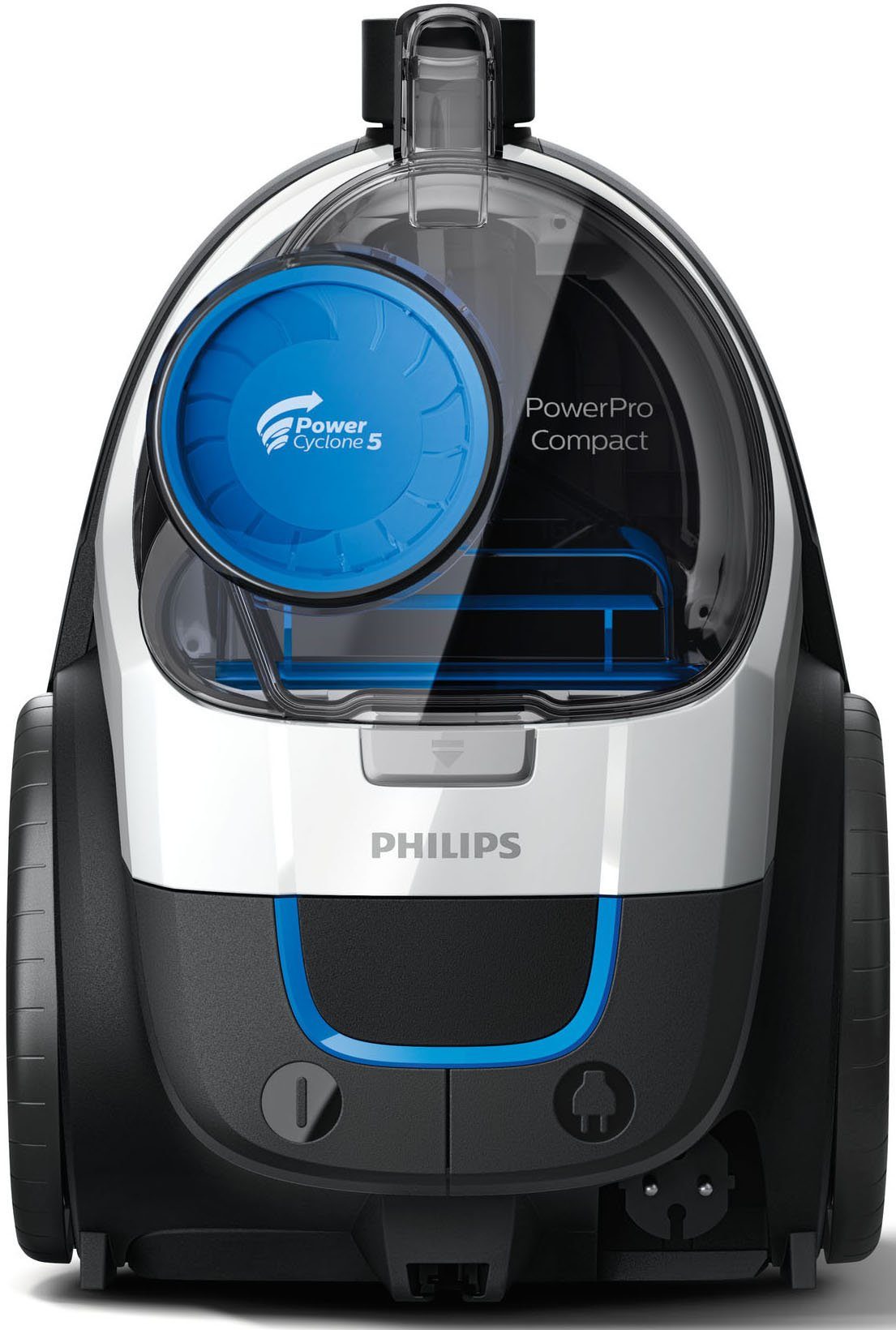 Philips Bodenstaubsauger FC9332/09, 900 W, beutellos, mit 1,5 l Fassungsvermögen und Tri-Active-Düse