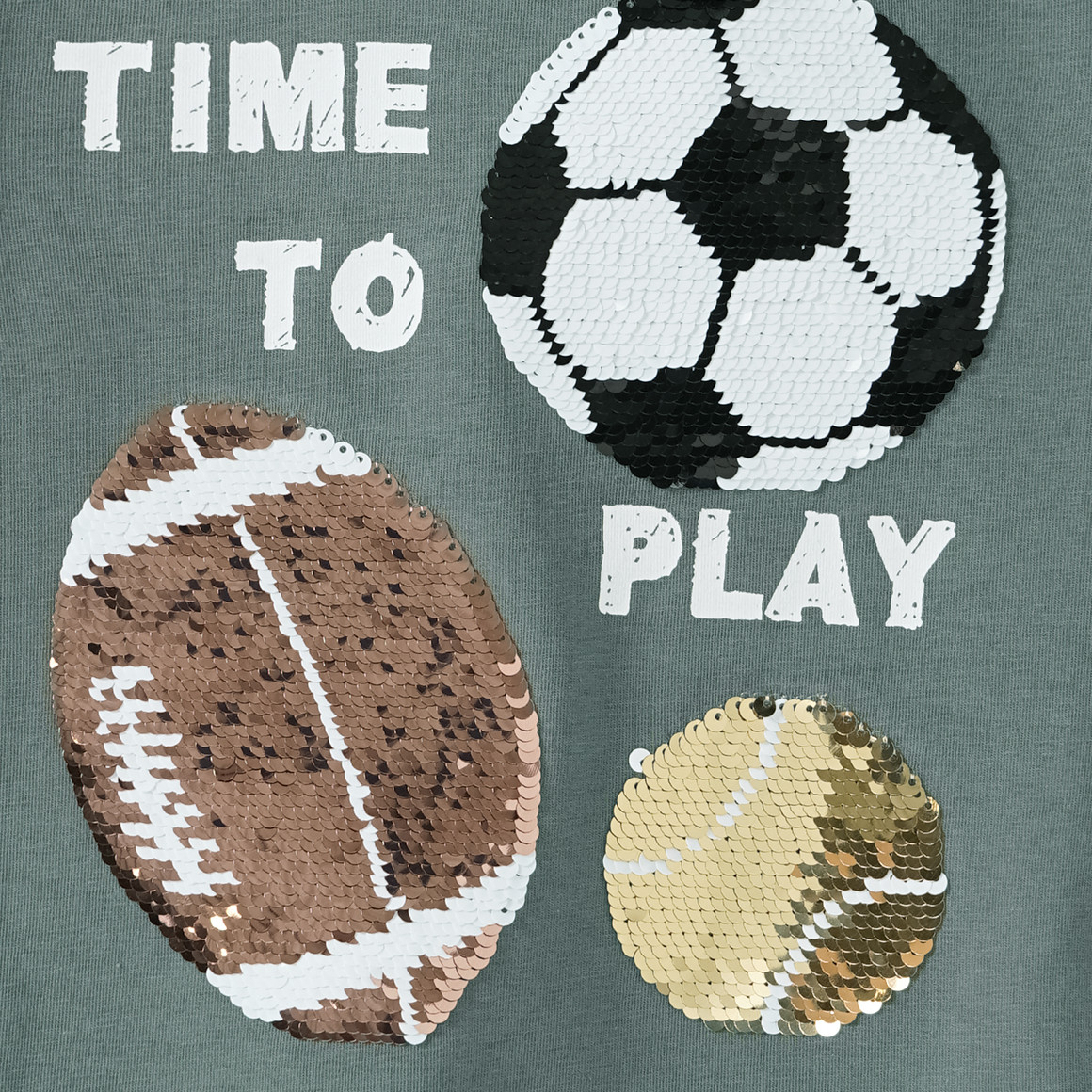 Jungen T-Shirt mit Wendepailletten