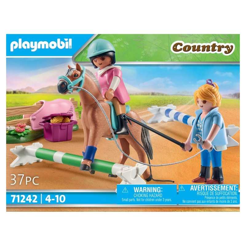 71242 Cavalière cheval monitrice Playmobil Country