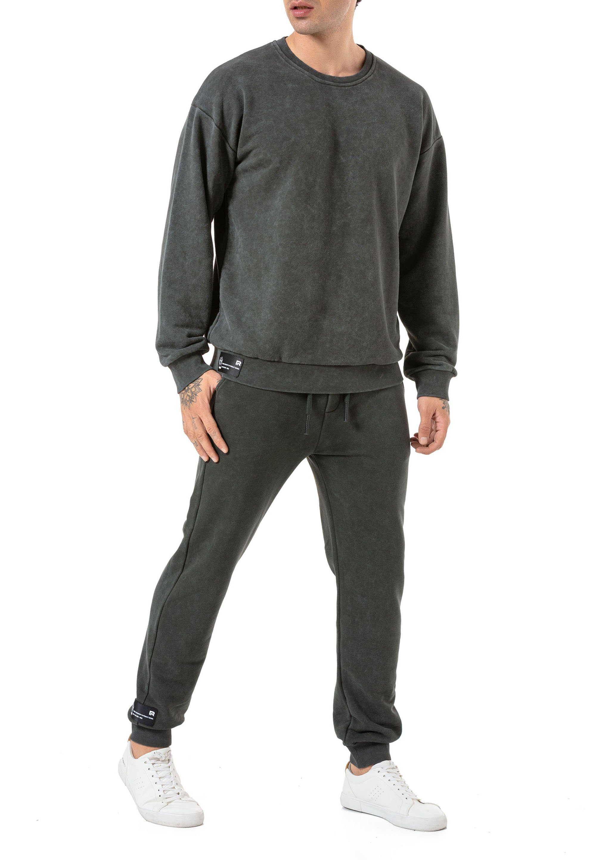 RedBridge Jogginganzug Batik Jogginganzug 2 teilig Jogginghose und Sweatshirt (Spar-Set, 2-tlg), Premium Qualität, Batik Design