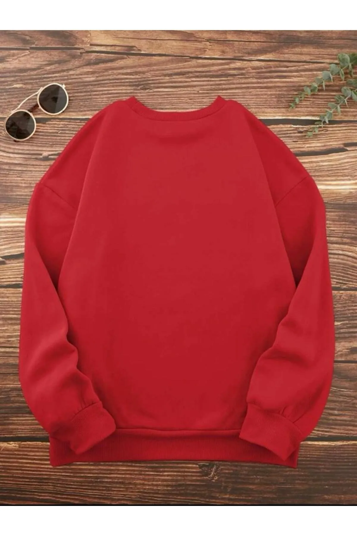 MOONBULL  Sweatshirt - Rot - Regular Fit