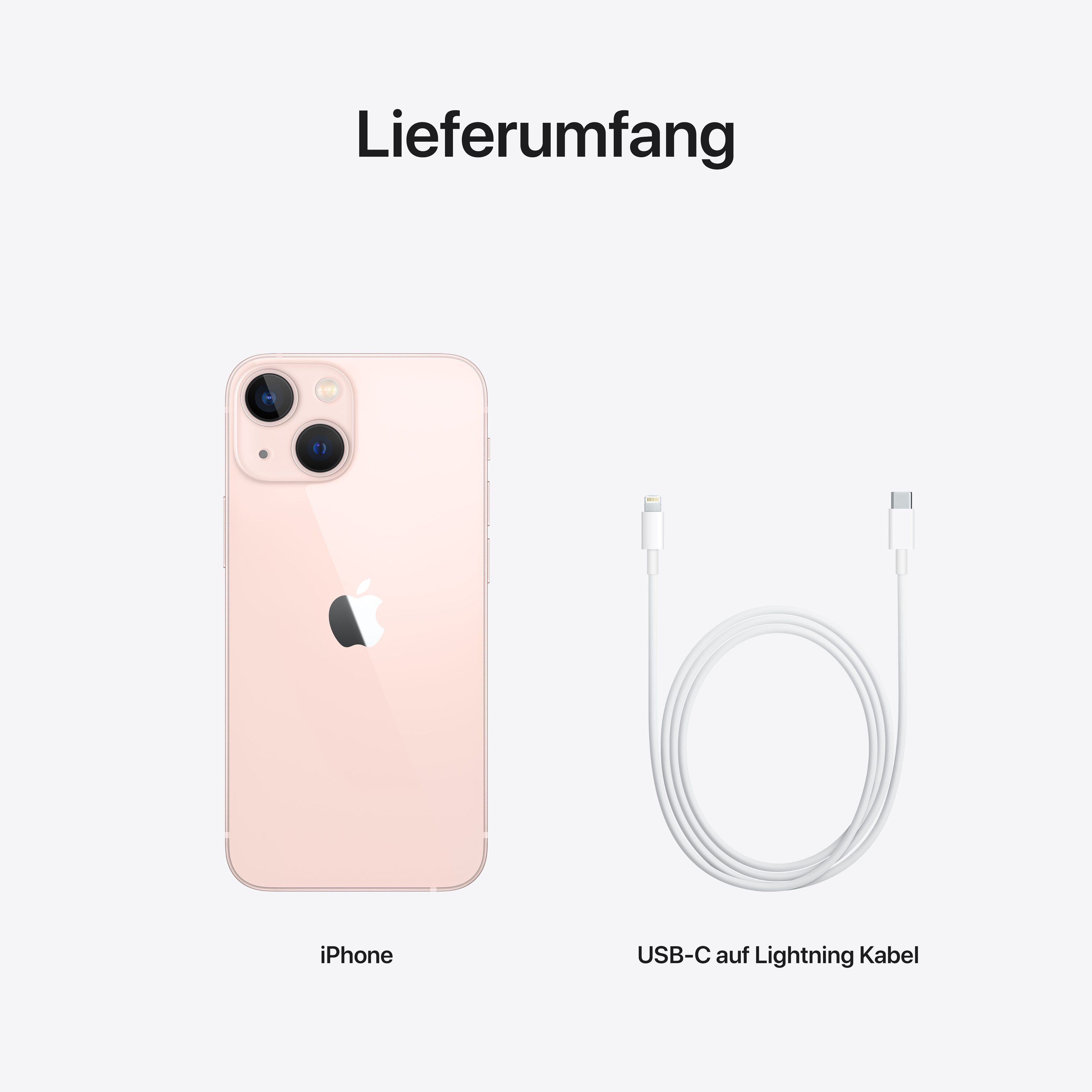 Apple iPhone 13 mini Smartphone (13,7 cm/5,4 Zoll, 512 GB Speicherplatz, 12 MP Kamera)