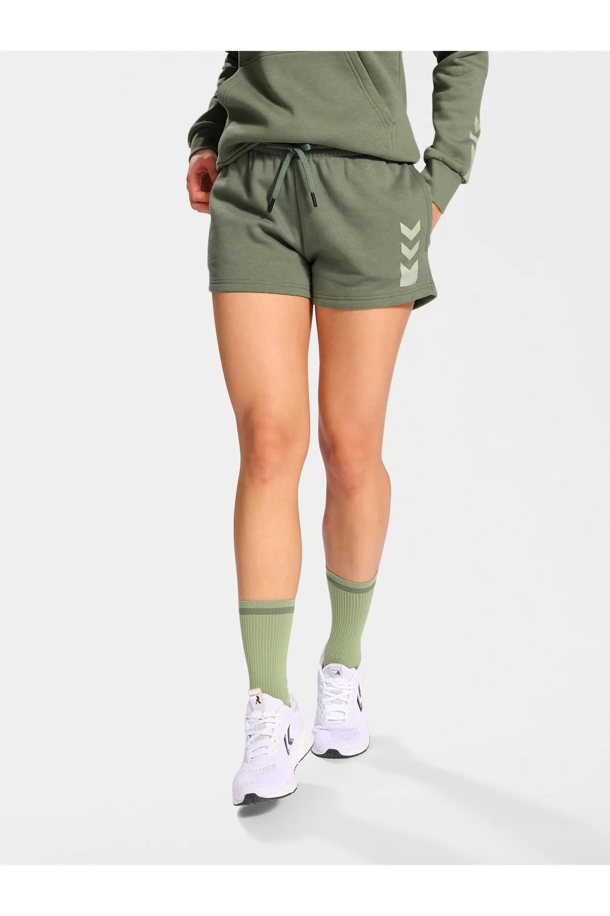 hummel  Kurze Sporthose - Grün - Mittlerer Bund