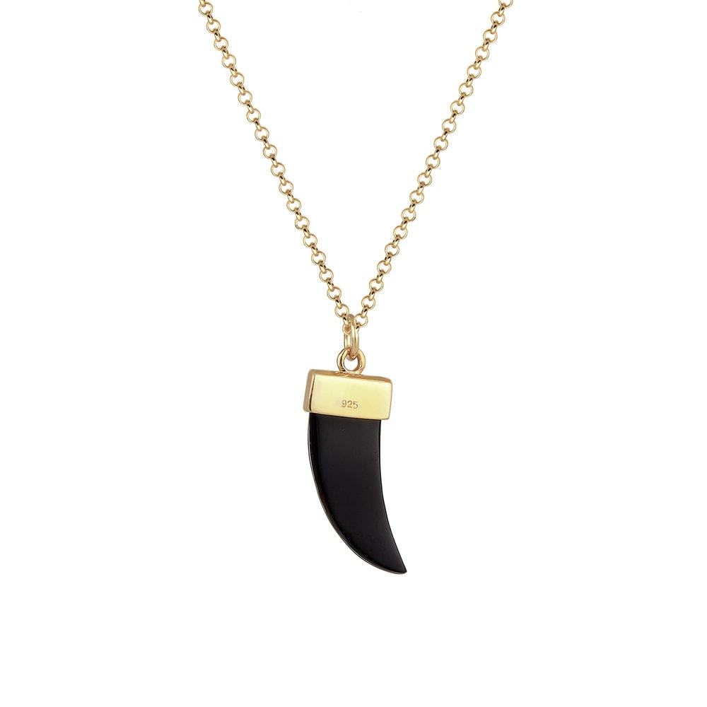 Elli Elli Collier Erbskette Abalone Muschel Zahn 925 Silber Bijoux
