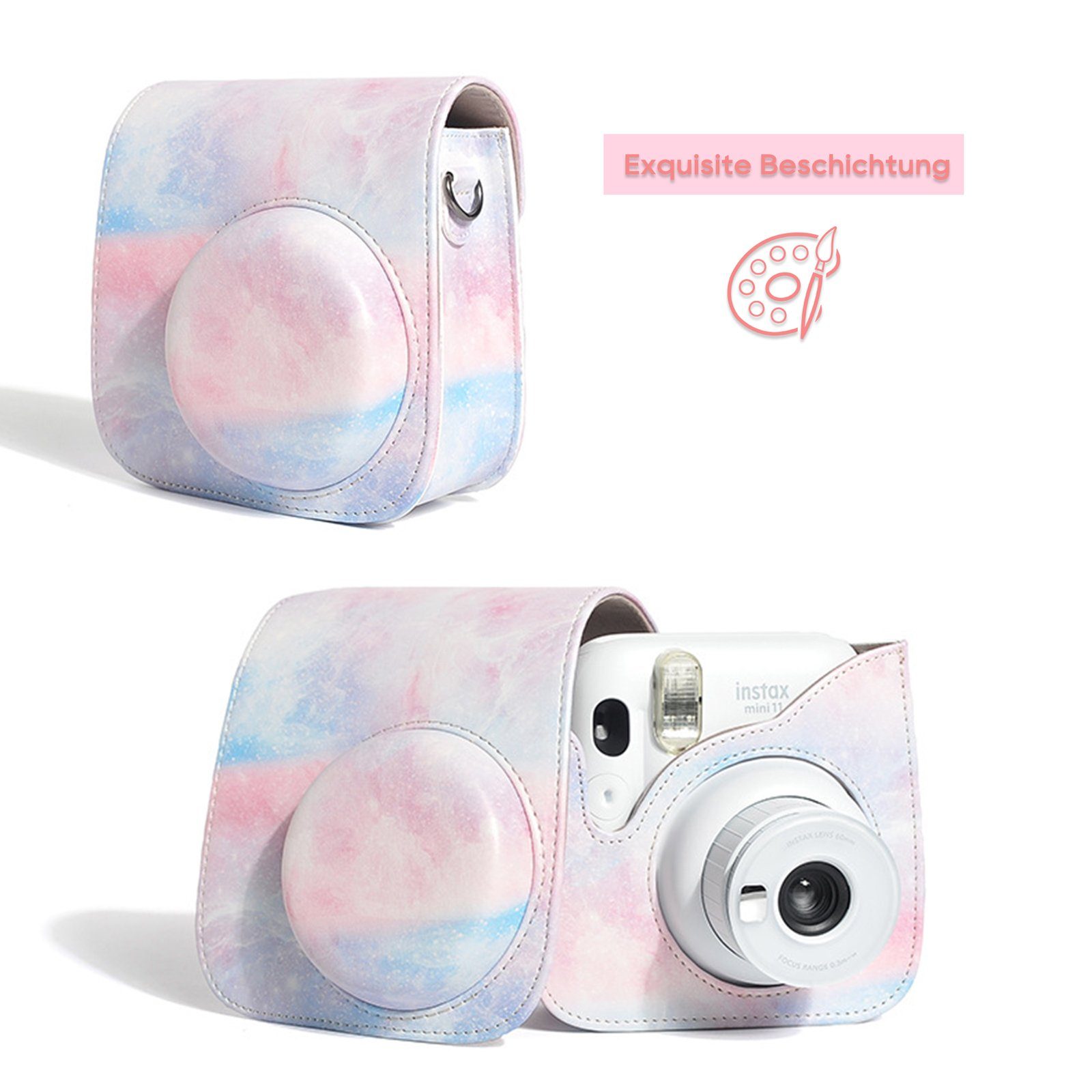 CALIYO Kameratasche Kompatibel Tasche Hülle für Mini 11 Camera case Kameratasche, Verstellbarer Schultergurt für angenehmen Komfort unterwegs