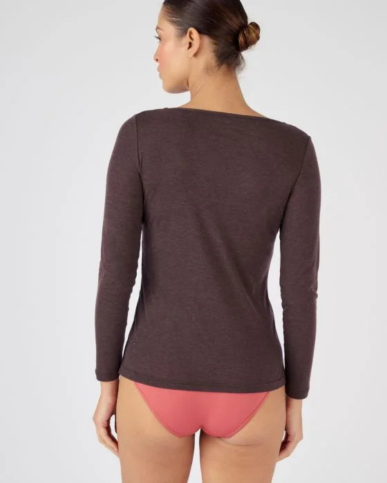 T-shirt manches longues Essential, 20% laine