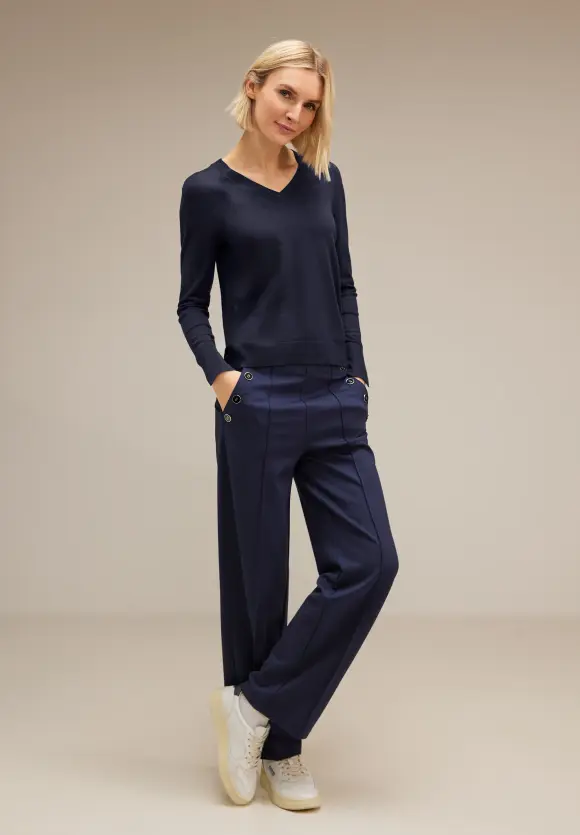 Street One Pullover mit V-Ausschnitt