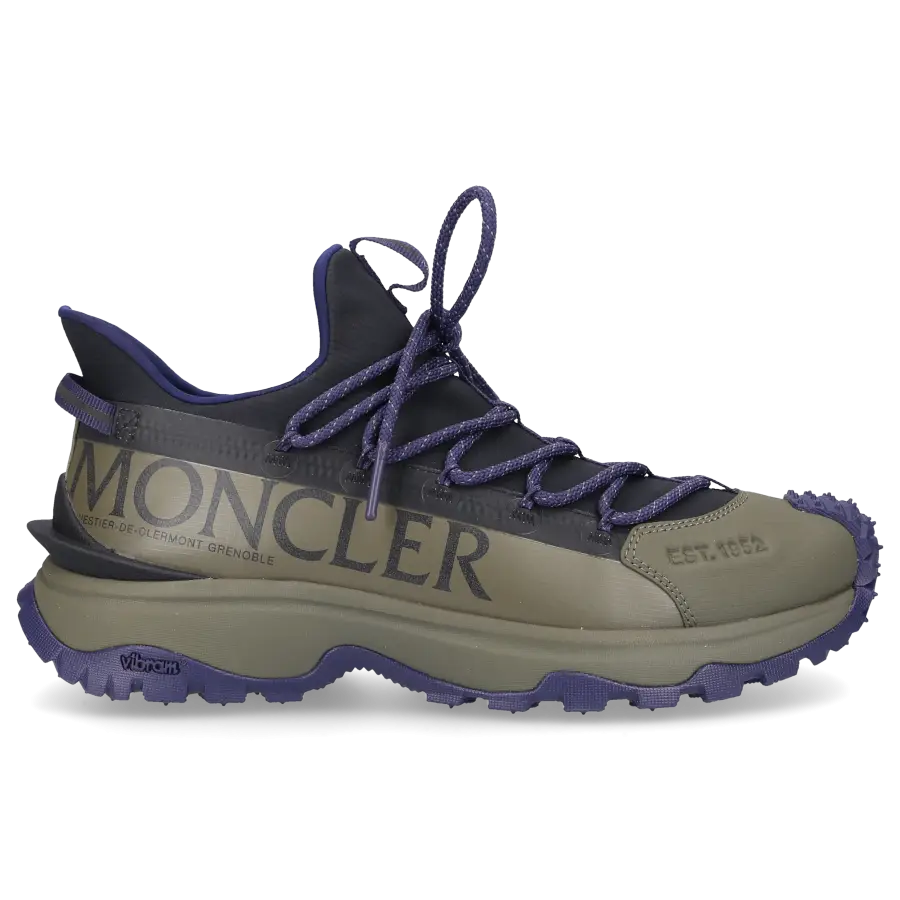 Moncler - Sneaker low TRAILGRIP LITE 2 Kalbsleder - grün