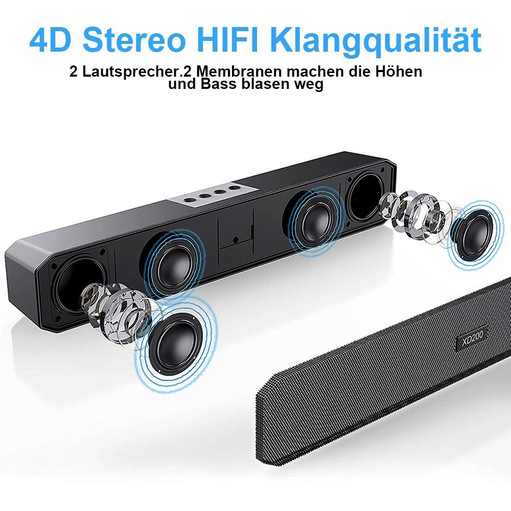 FeelGlad Lauter und klarer Klang Soundbar