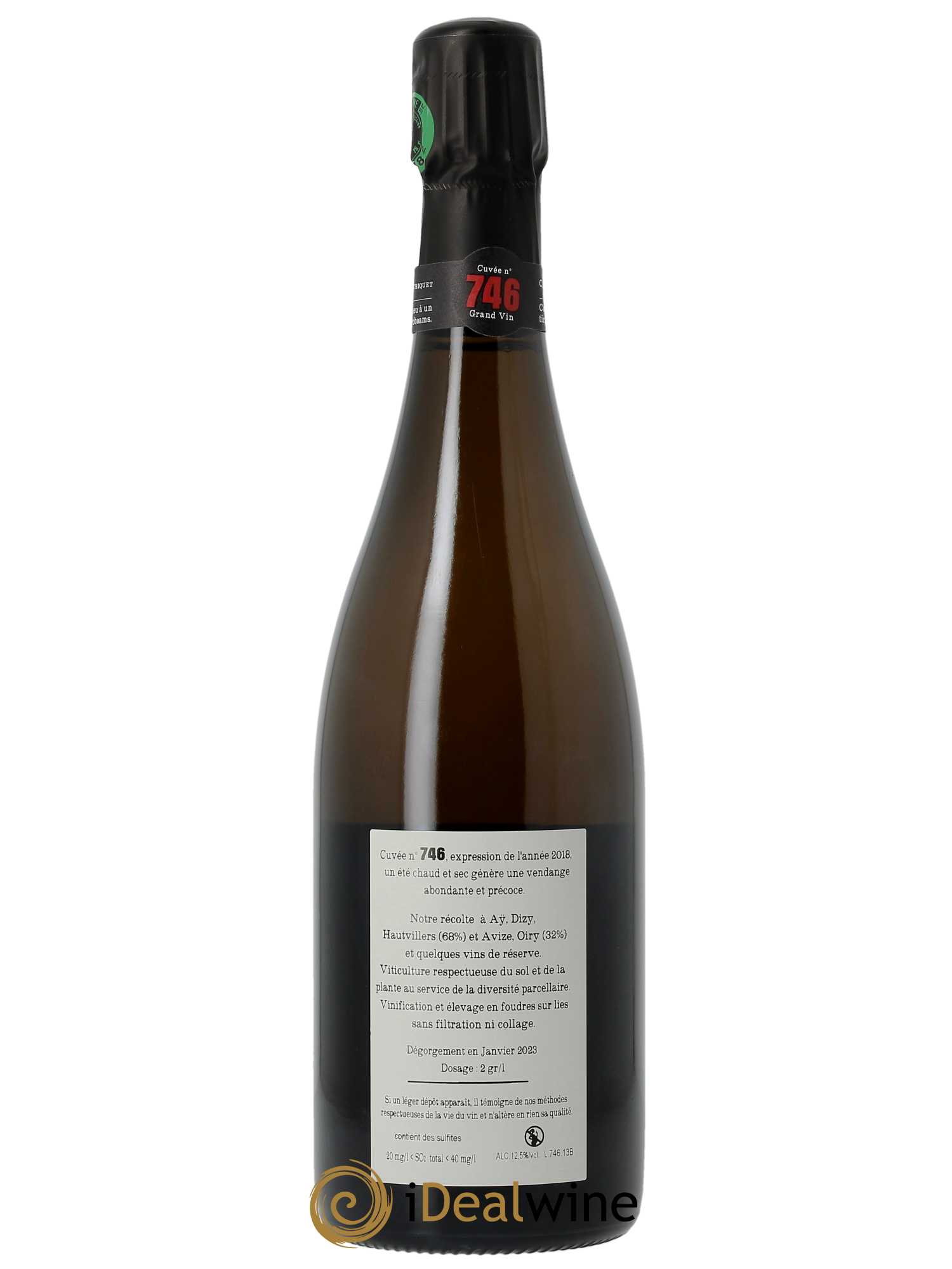 Cuvée 746 Extra Brut Jacquesson   - Lot de 1 Bouteille