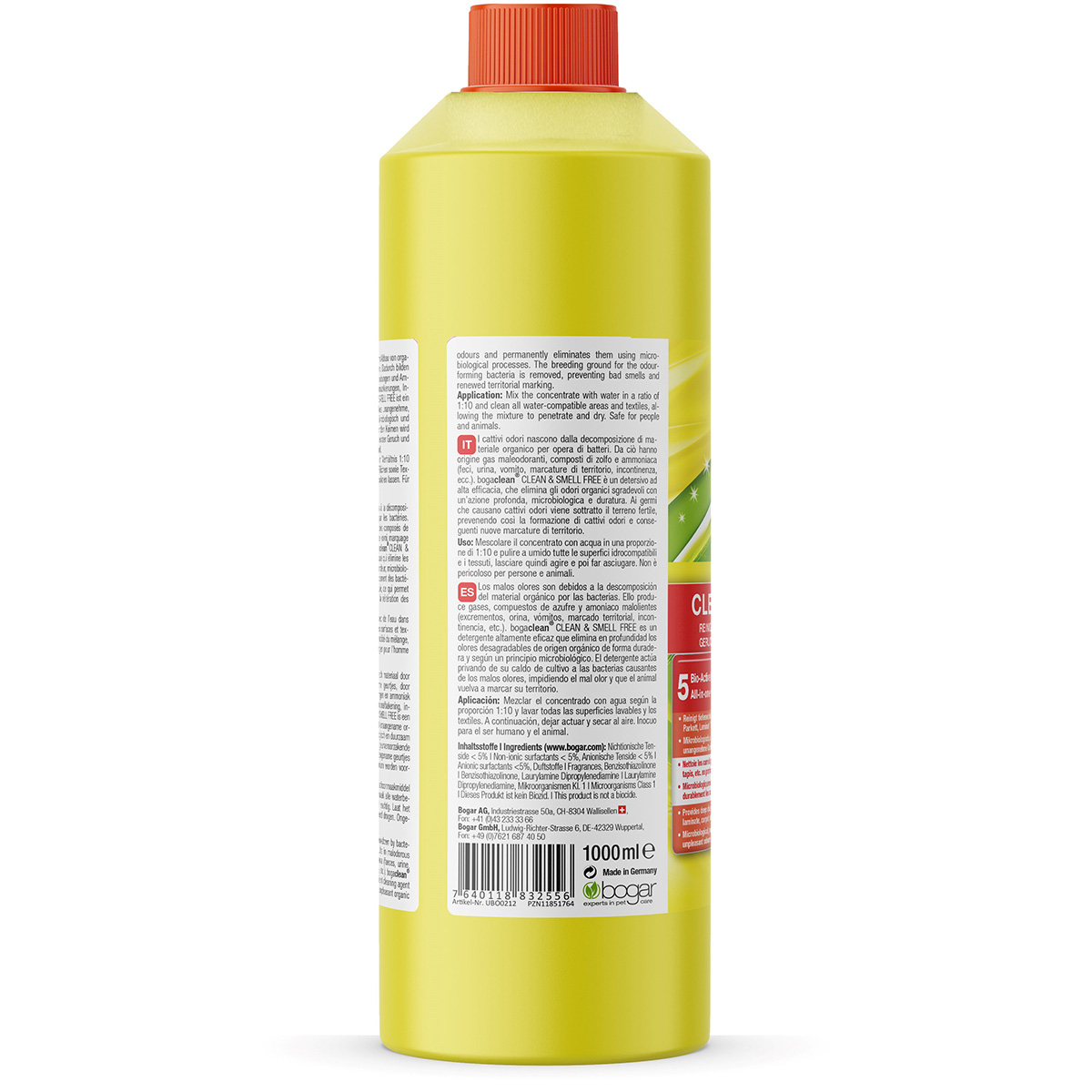 bogaclean Clean & Smell Free Concentrate 1000 ml