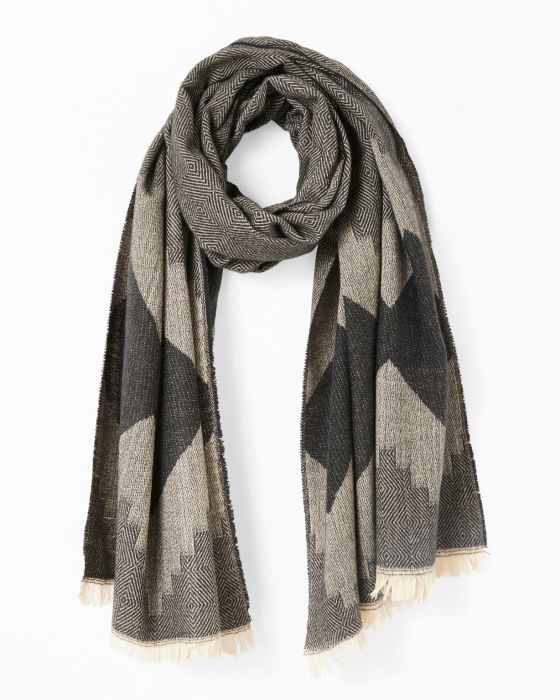 Écharpe jacquard graphique
