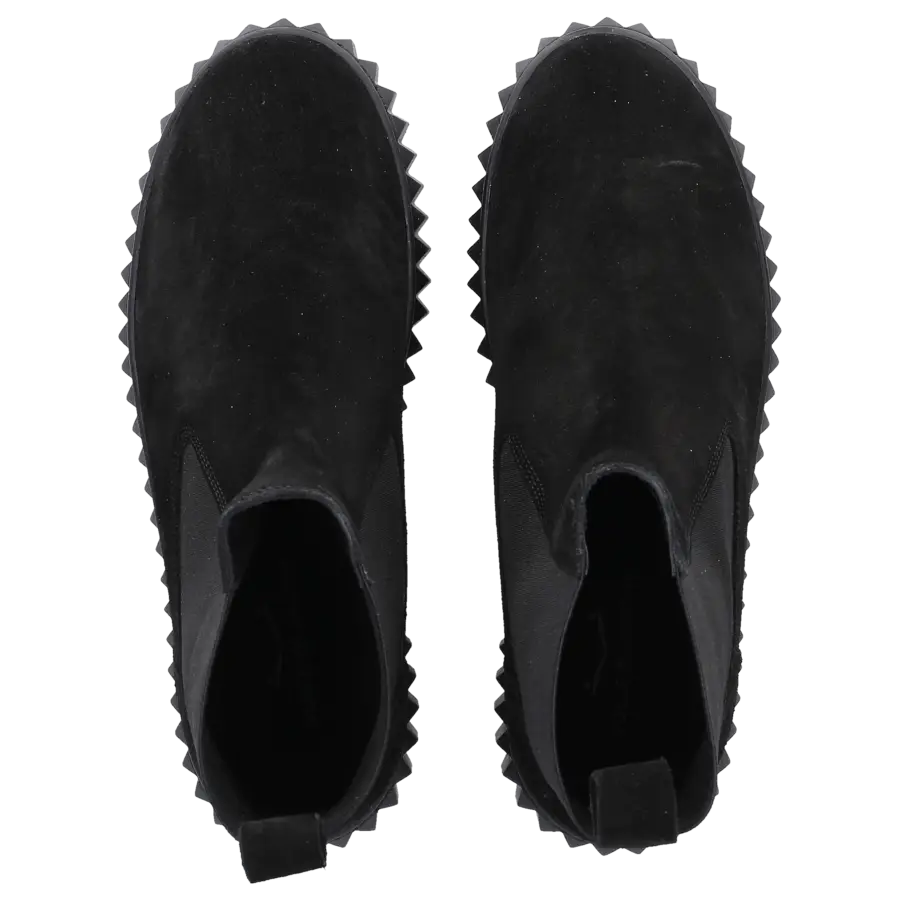 VOILE BLANCHE - Chelsea Boots BETH Veloursleder - schwarz