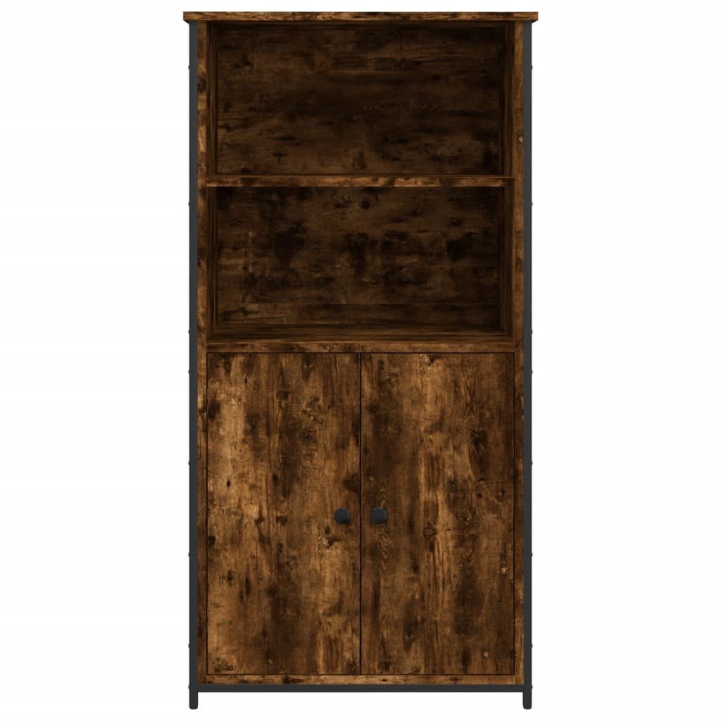 vidaXL Anrichte Highboard Räuchereiche 62x36x121,5 cm Holzwerkstoff