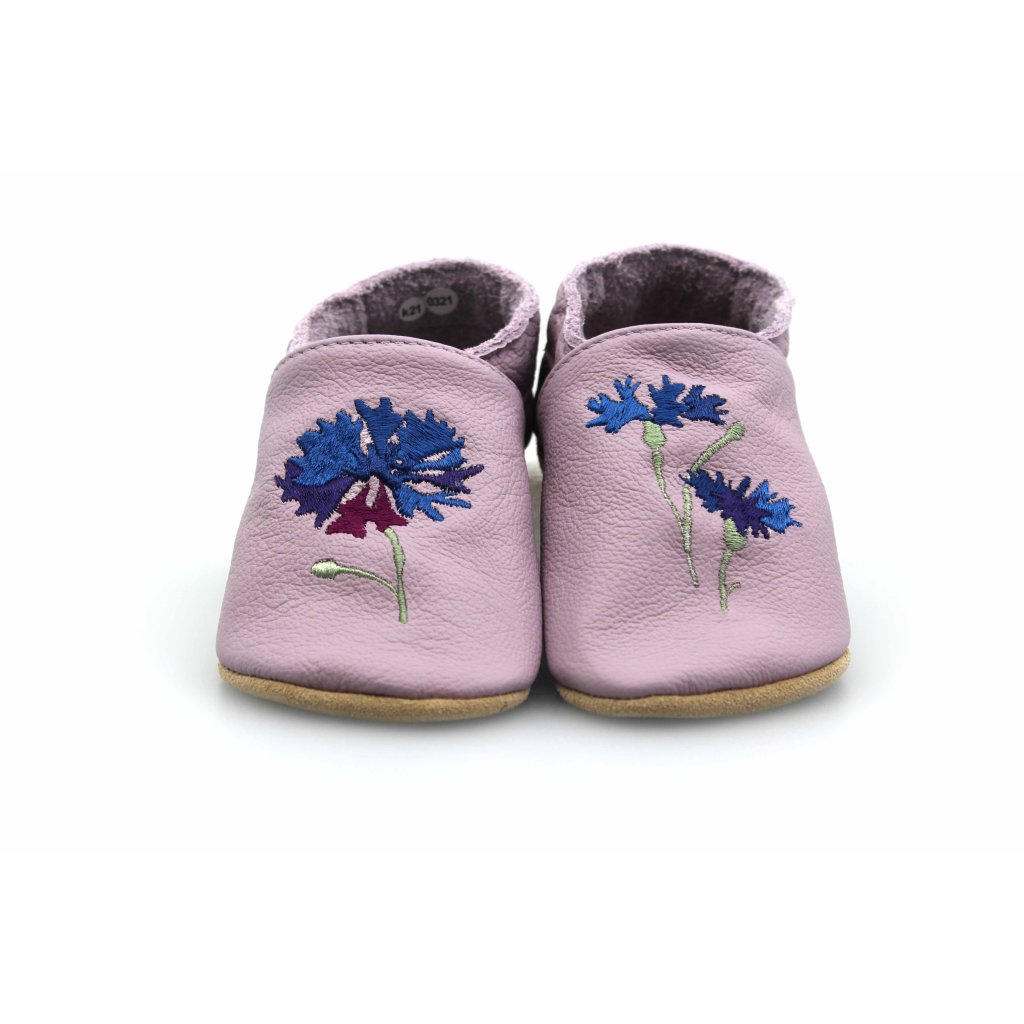 baBice Cornflowers rosa Krabbelschuhe