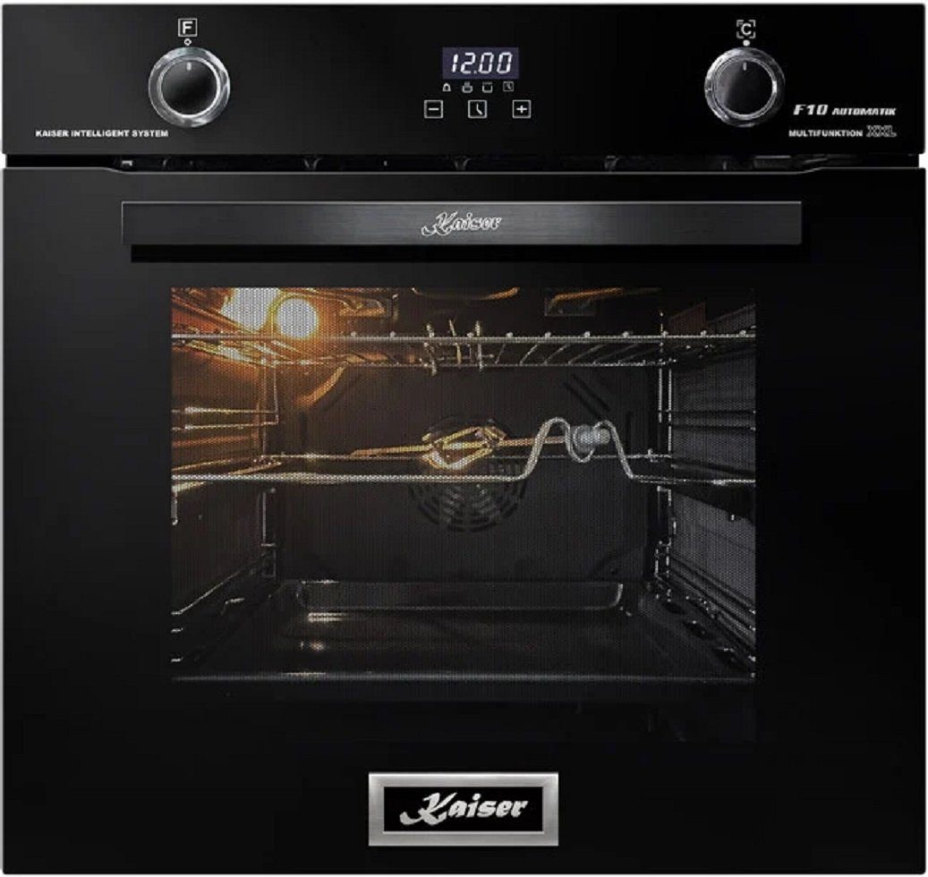 Kaiser Küchengeräte Backofen-Set EH 6367+EM 2510, Elektro Backofen, Autark, 79L,10Funktionen+Einbau-Mikrowelle