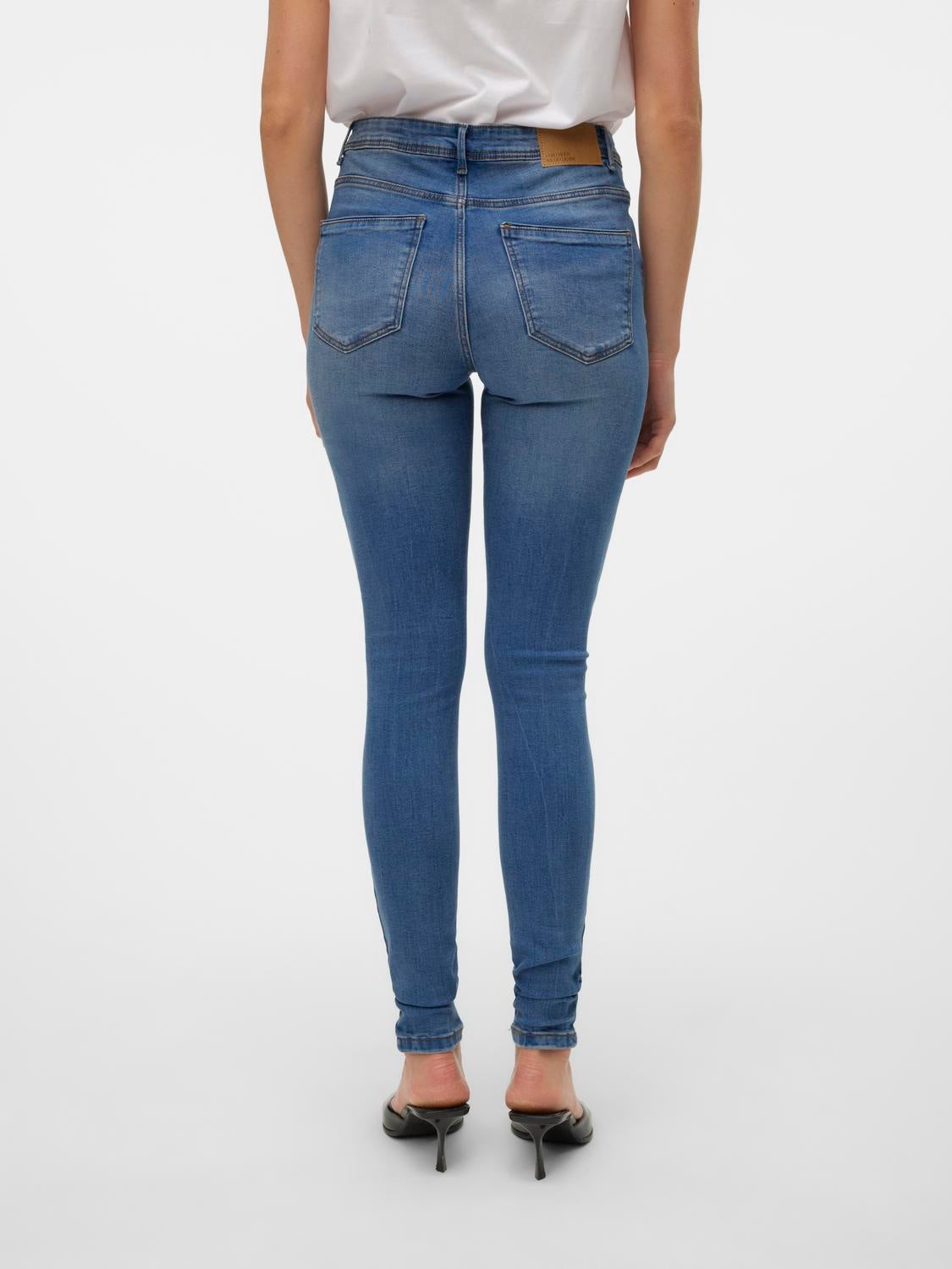 VMTANYA Mid Rise Skinny Fit Jeans