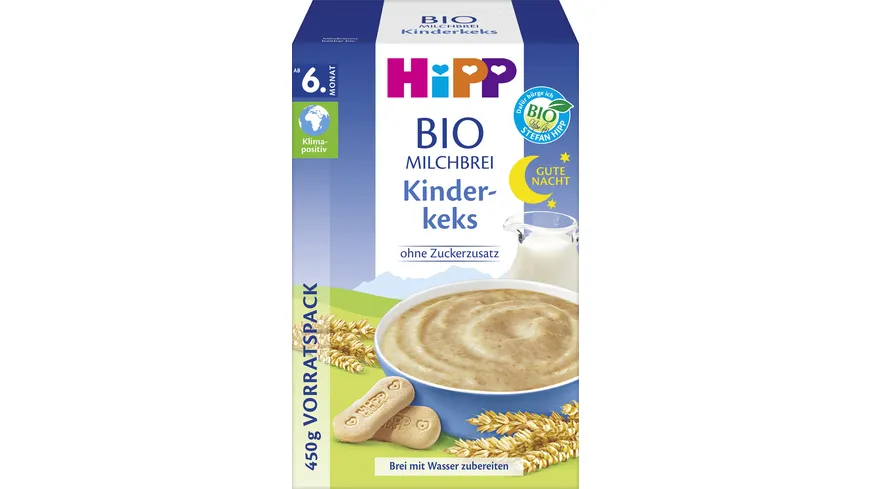 HiPP Bio-Milchbreie: Gute-Nacht-Brei Kinderkeks 450 g
