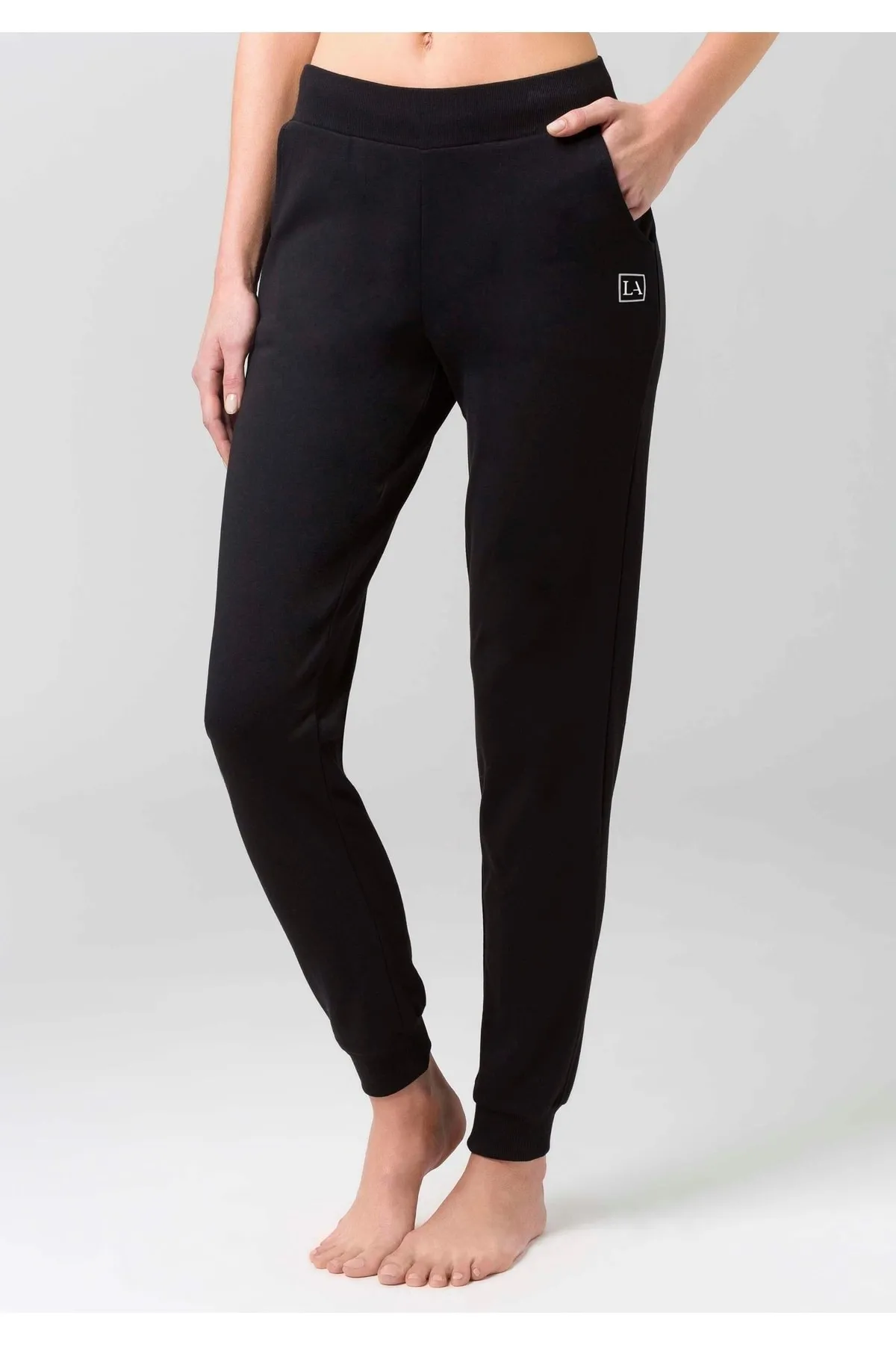 LASCANA Active  Jogginghose - Schwarz - Relaxed