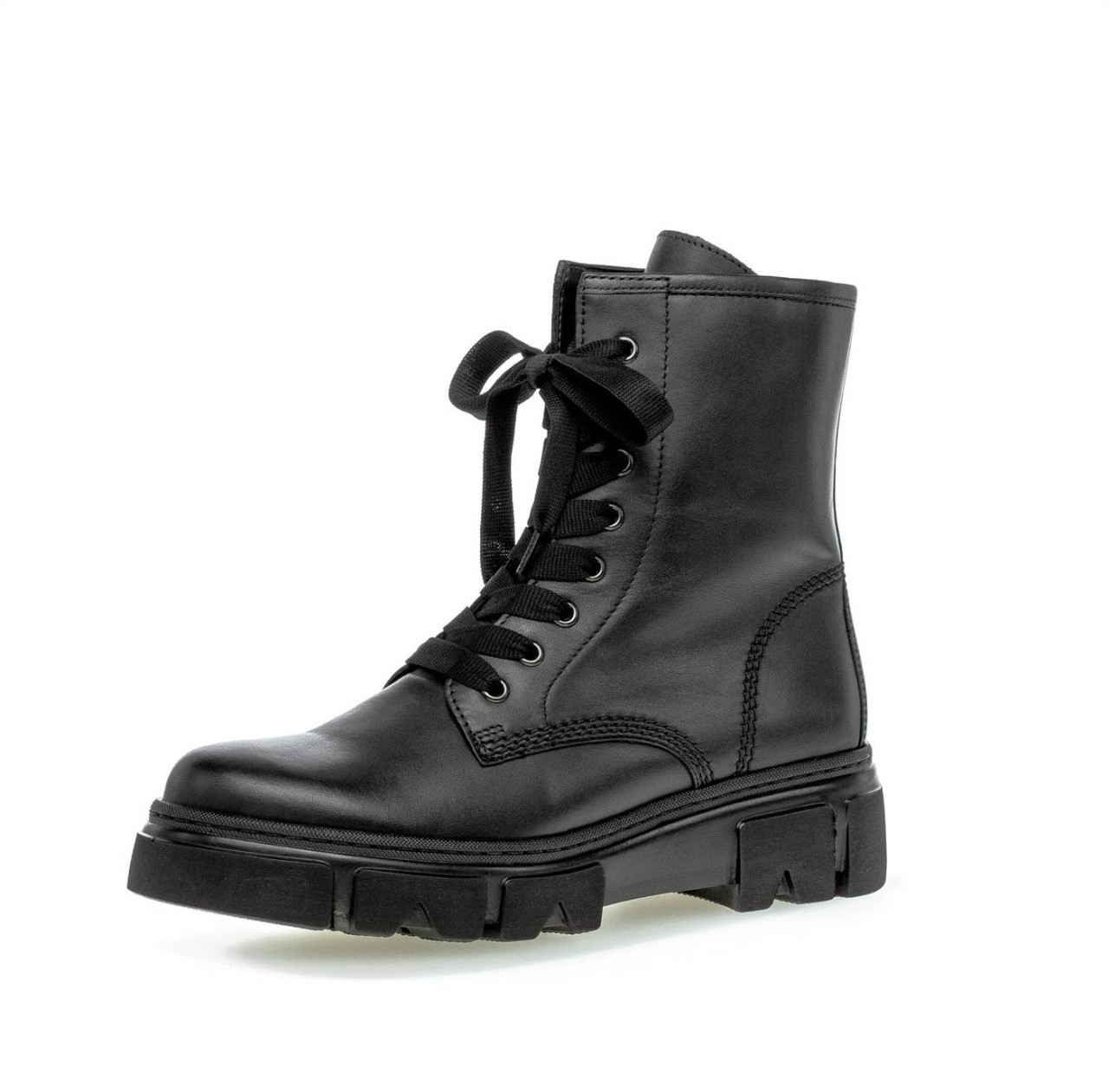 GABOR Schnür-Stiefeletten schwarz