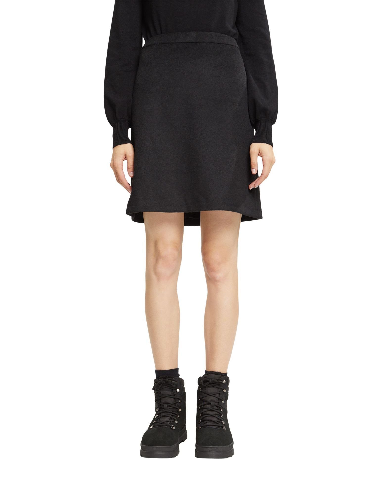 Esprit Collection Minirock Minirock aus Wollmix