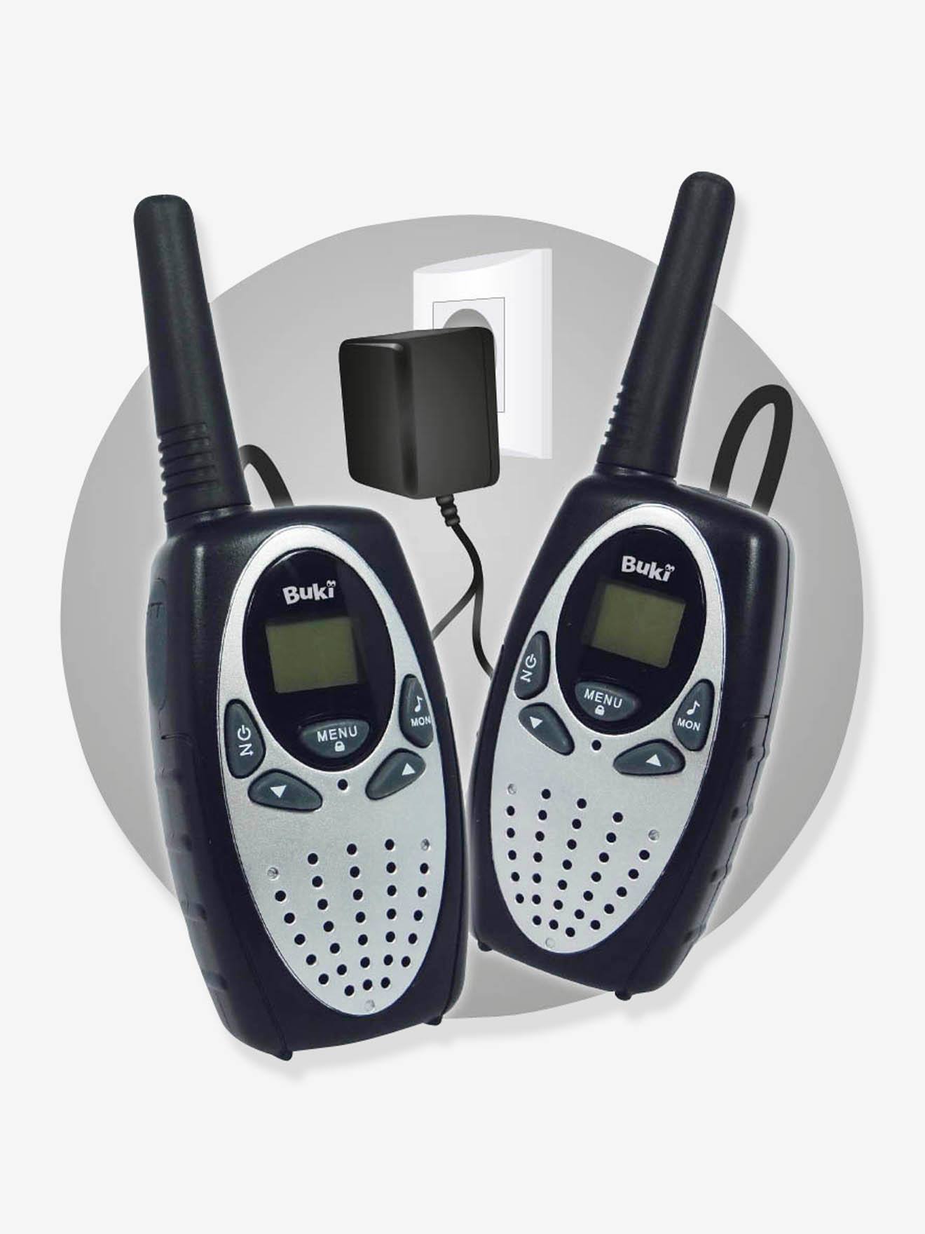 Talkie Walkie rechargeables BUKI noir