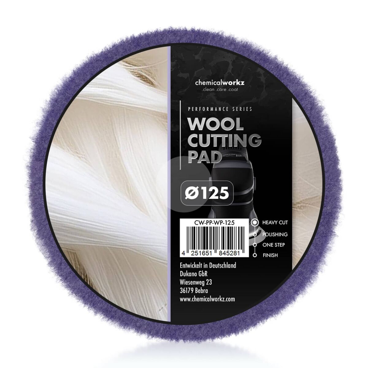 chemicalworkz Woolpad 125mm