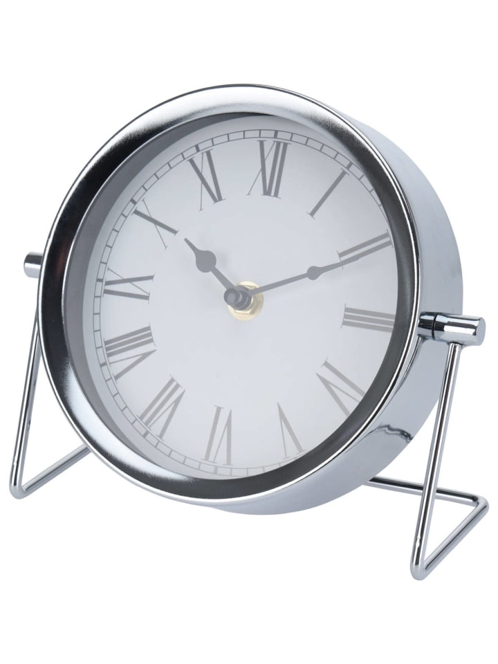 Home&Styling Collection Tischuhr in silbern günstig kaufen onesize