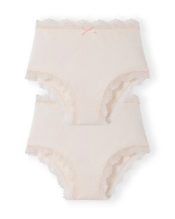 Lot de 2 culottes maxi en coton biologique