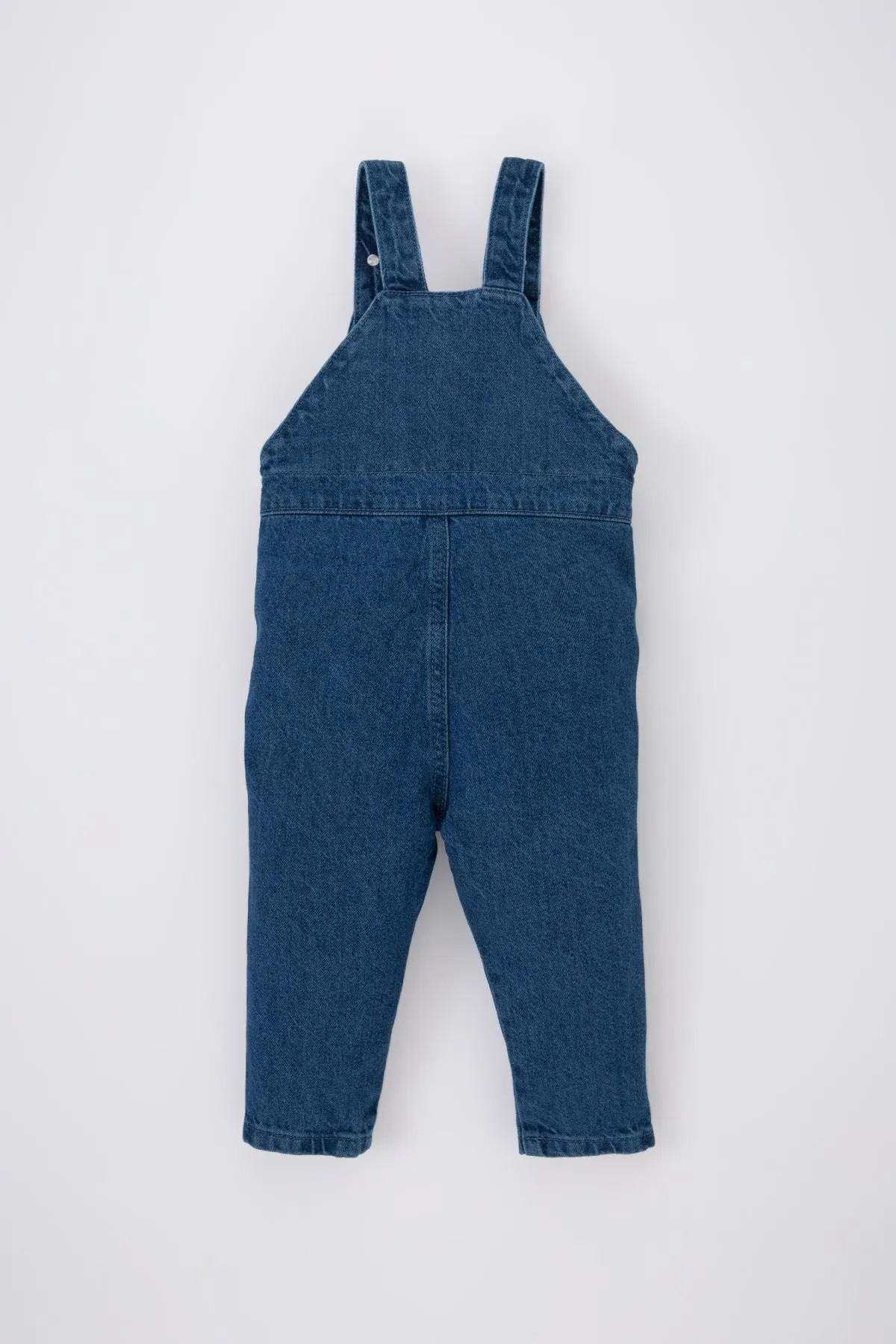 DeFacto  Bedruckter Jeans-Jumpsuit für Babys mit Label-Aufdruck