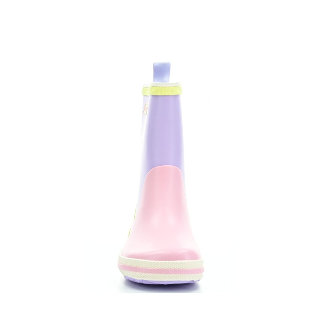Bundgaard Charly High Lilac Multi Print Barfuß-Gummistiefel