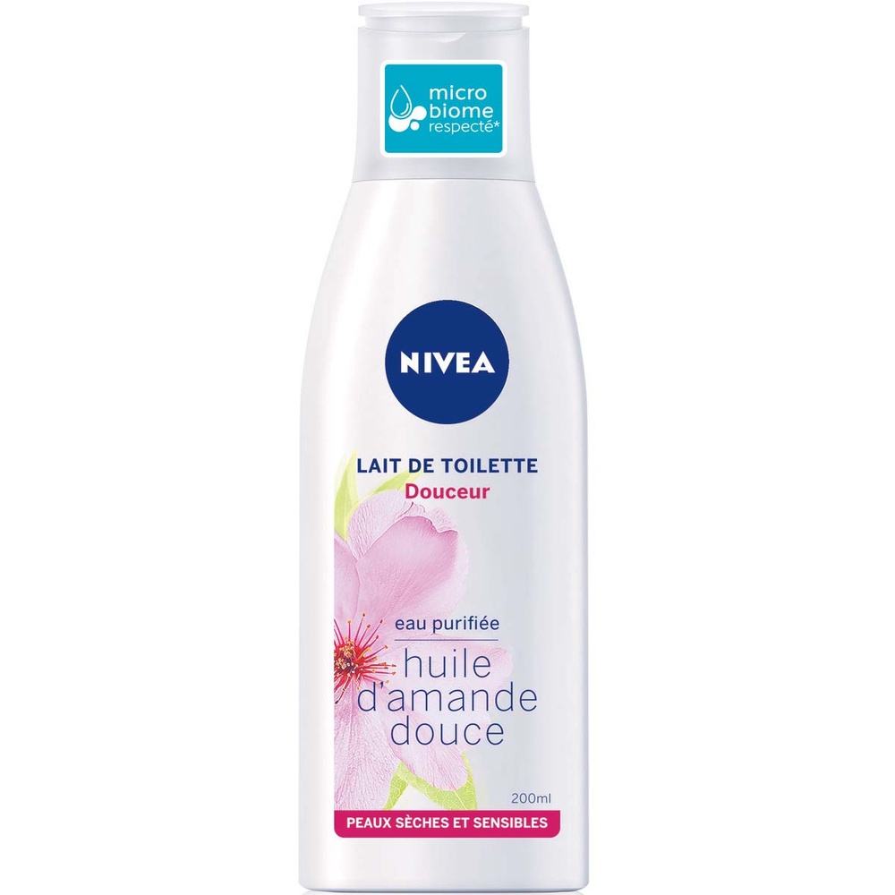 nivea Lait Visage & Yeux Huile d'amande douce Lait démaquillant