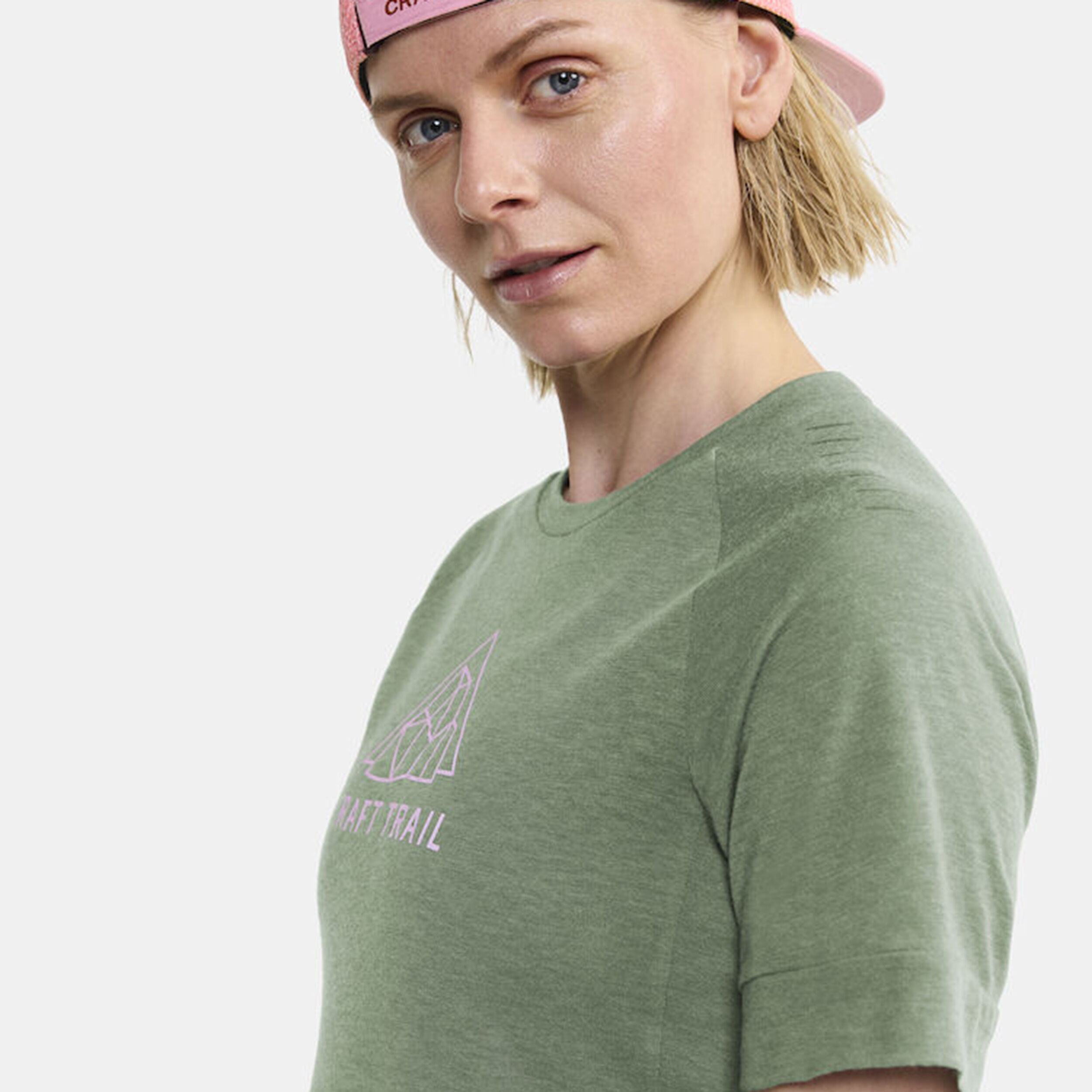 Pro Trail Woolsleeve Laufshirt Damen - Grün