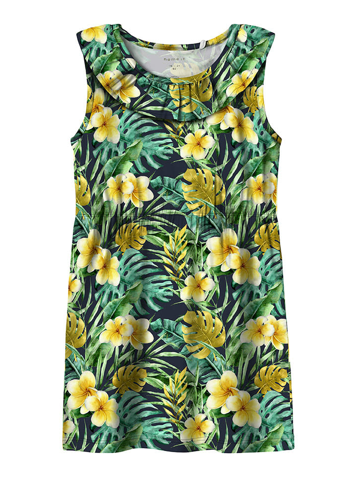 name it Kleid in Grün/ Gelb günstig kaufen
