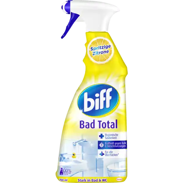 Bad Total Reiniger Spritzige Zitrone