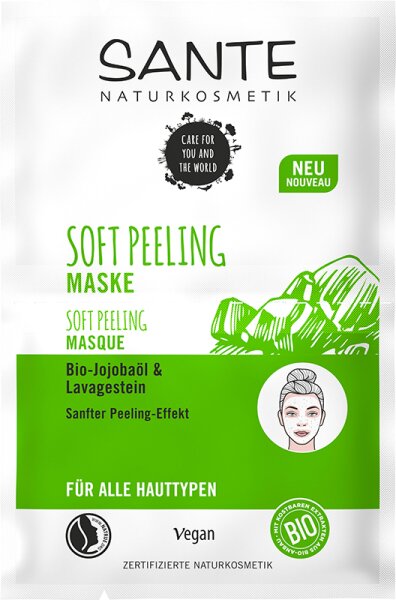 Sante Soft Peeling Maske Gesichtsmaske