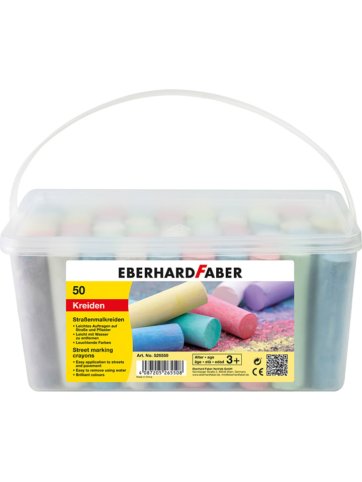 Eberhard Faber Straßenmalkreide in Bunt - 50 Stück günstig kaufen onesize