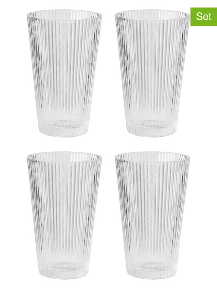 Stelton 4er-Set: Trinkgläser 