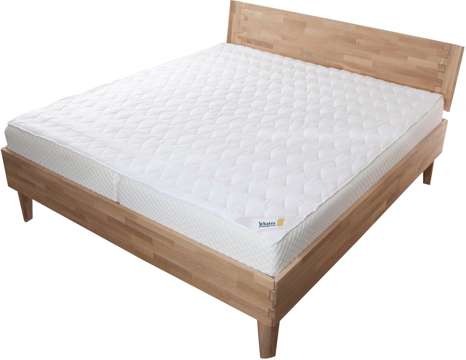 Matratzenauflage Aloe Vera Jekatex, Auflage 90x200 cm für Matratze mit Aloe Vera veredelt.