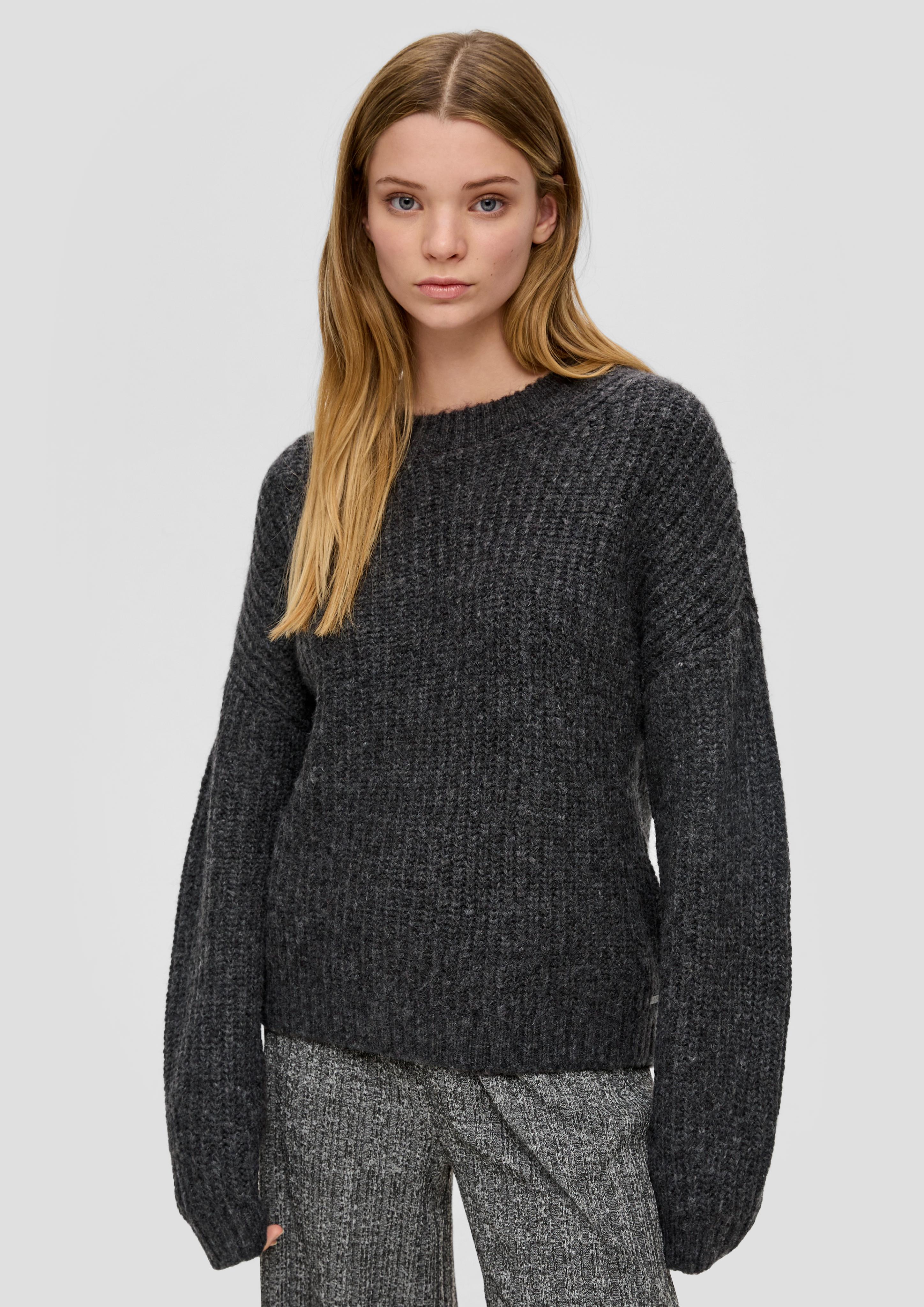 Strickpullover mit überschnittenen Schultern  2151098-99W0
