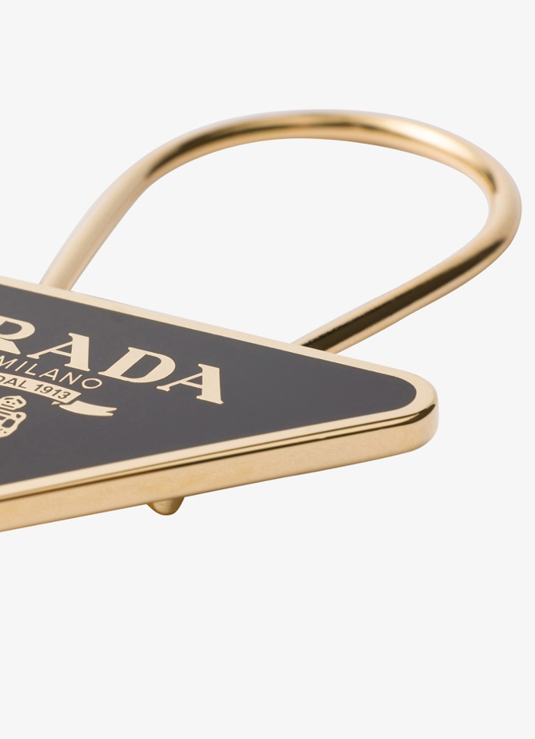 Prada atslēgu piekariņš ar logotipu