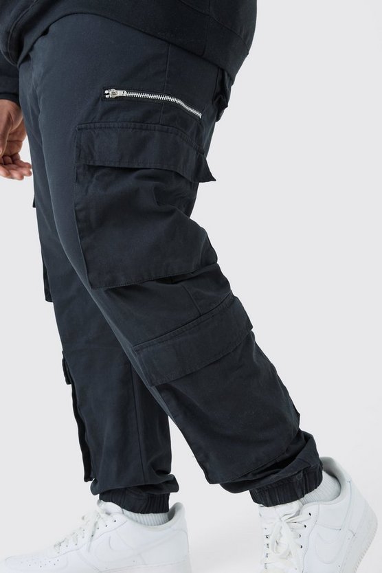 Plus Slim-Fit Cargo-Hose