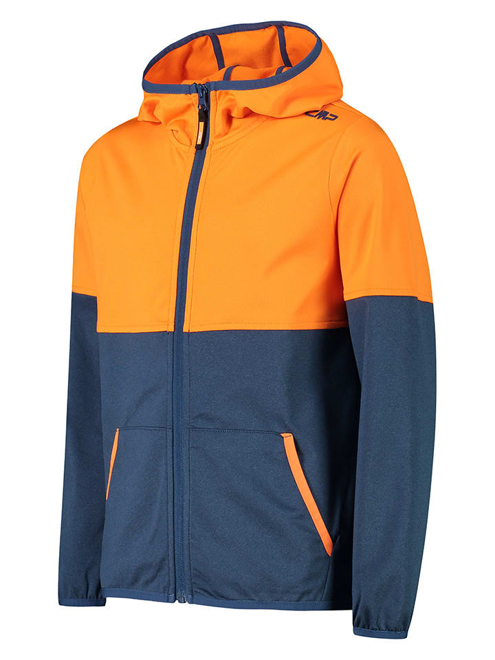 CMP Fleecejacke in Orange/ Dunkelblau günstig kaufen