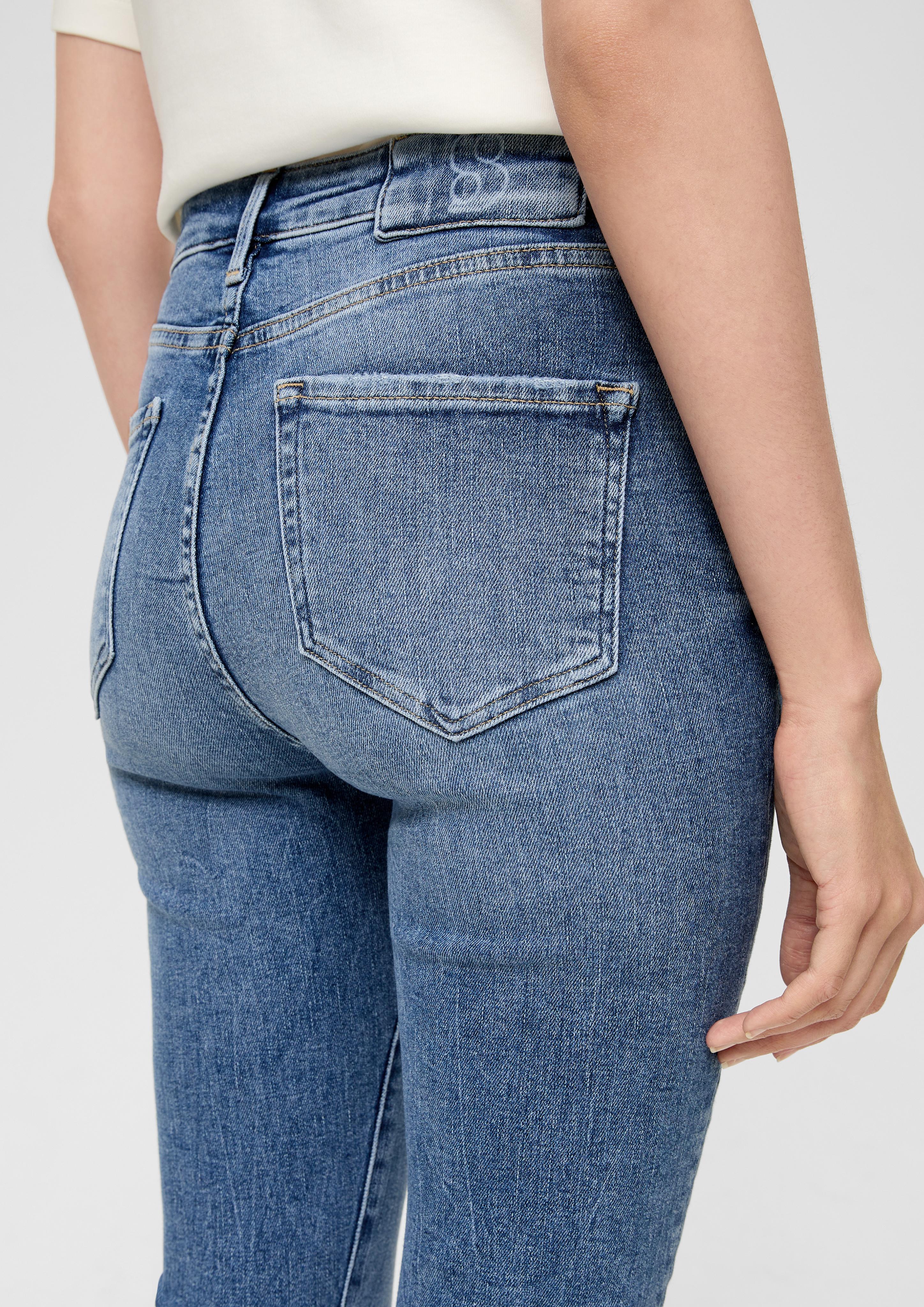 Ankle-Jeans Izabell / Skinny Fit / Mid Rise / Skinny Leg / Baumwollstretch  2135802-54Z3