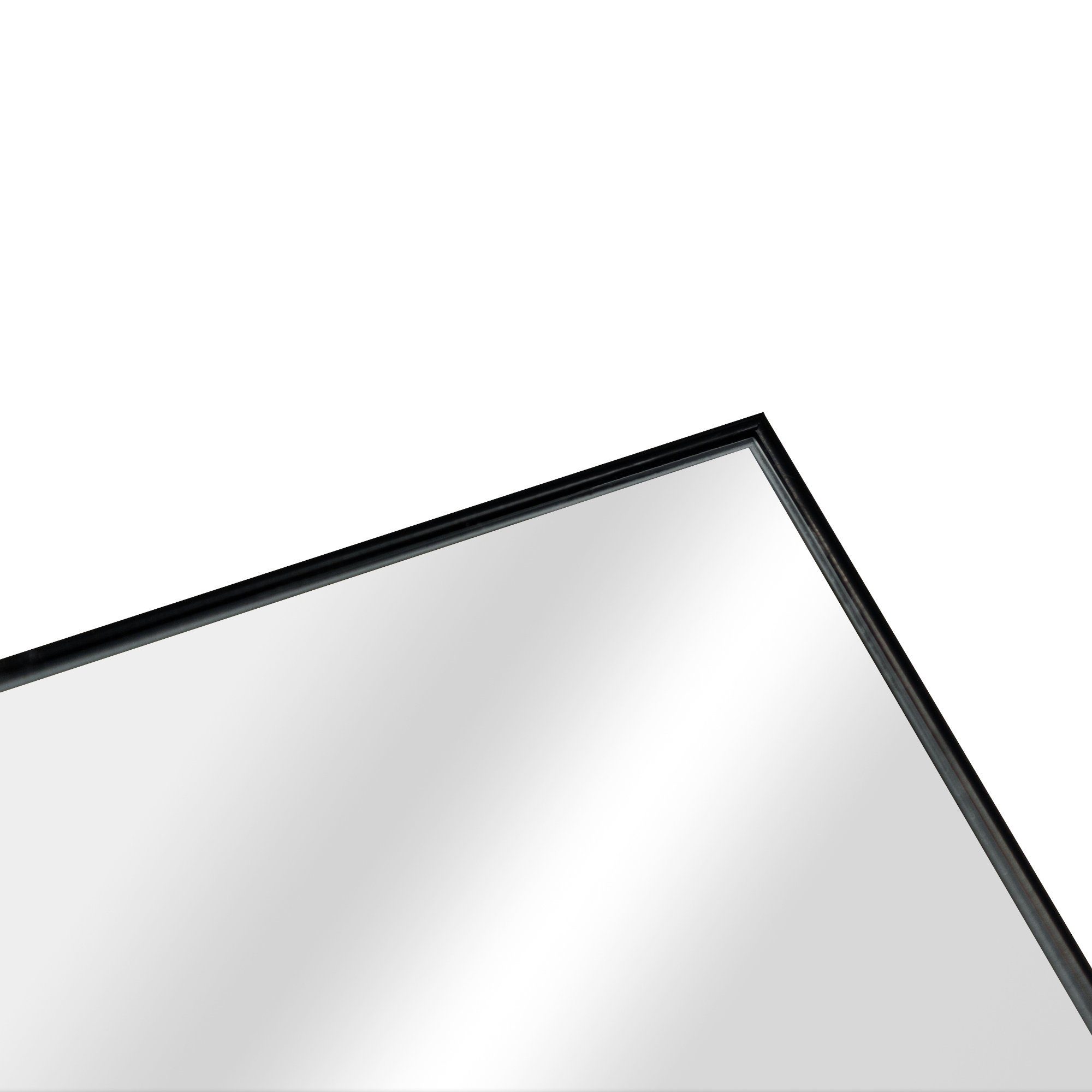 en.casa Standspiegel, Barletta Ganzkörperspiegel 150x35 cm Schwarz
