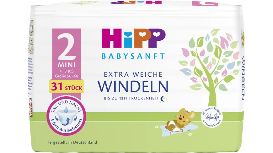 Babysanft Windeln Mini 2 Carry 31St